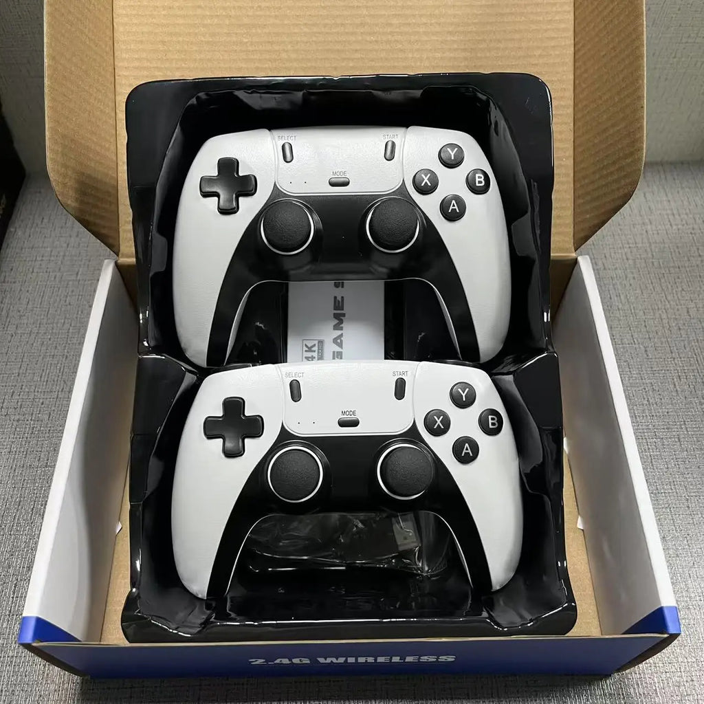 128G Game Stick M15 4K Video TV Game Console Wireless Gamepads Video Game 64G 40000+/50000+ Classic Arcade Games HD Two-player